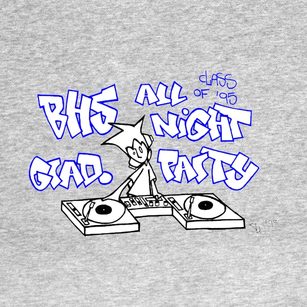 Published BHS 1995 All Night Grad Party Design by havenz